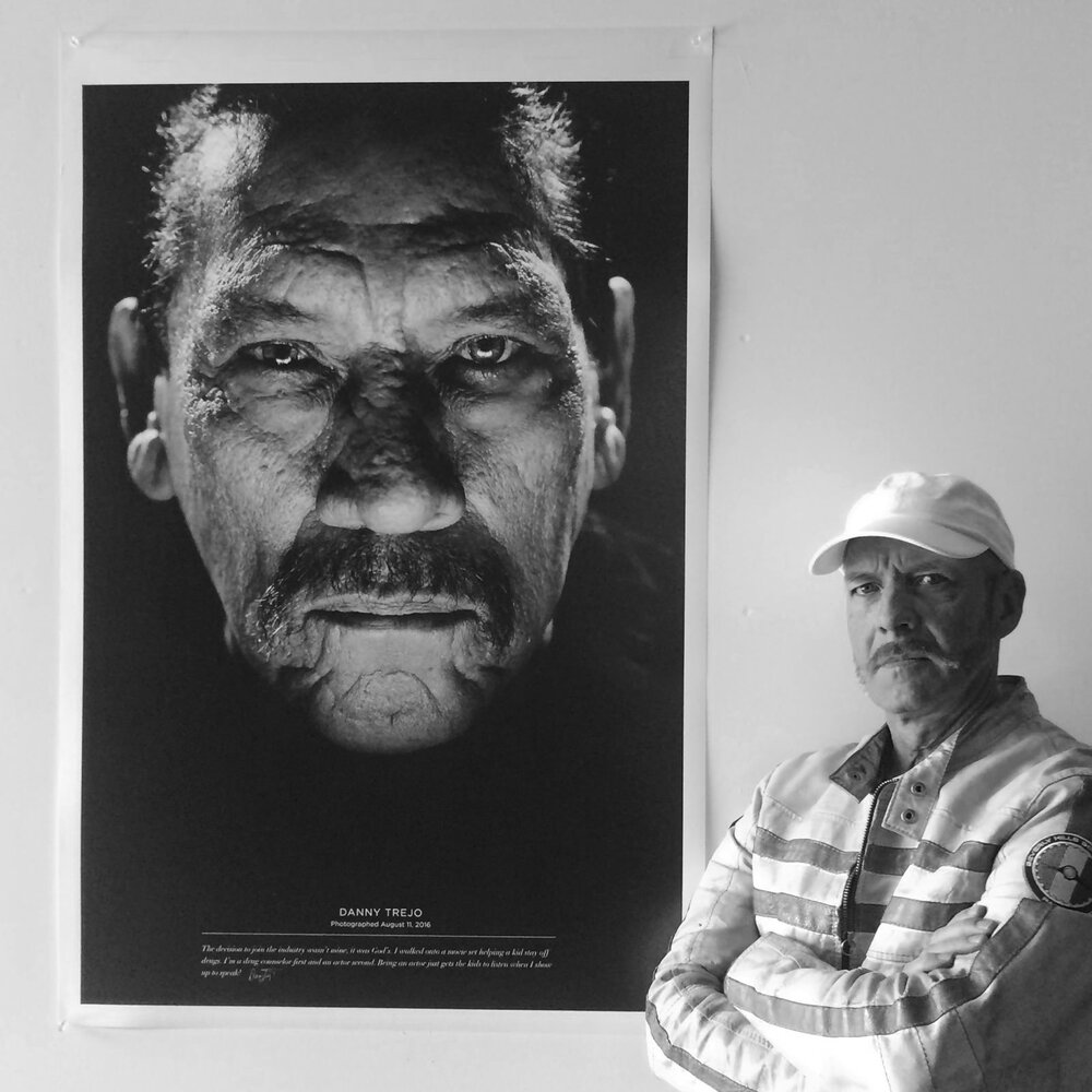 FILM ICON Movie Posters w/ star quote, signed $300