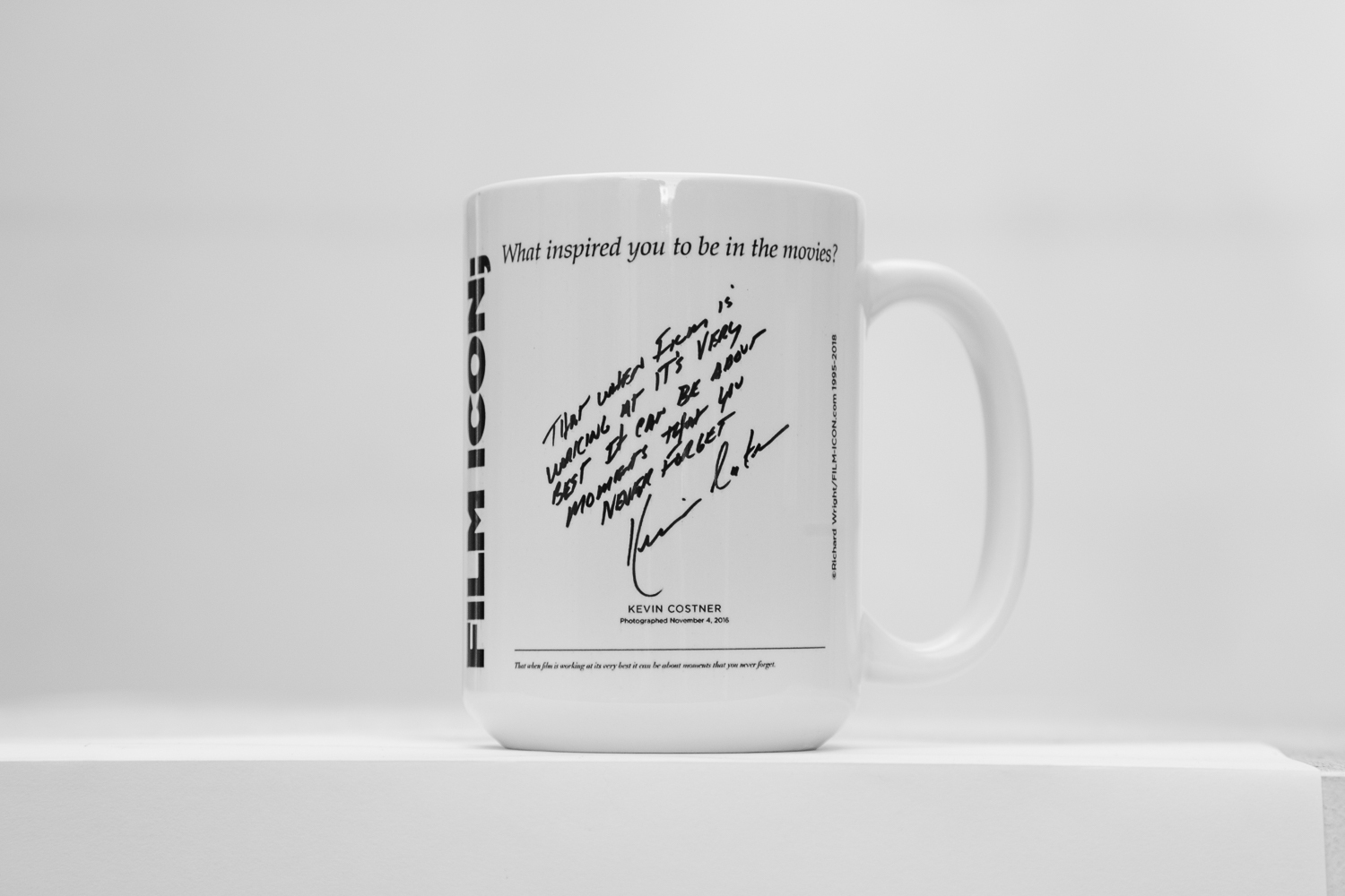 FILM ICON; Kevin Costner Limited Edition Mug - 15oz - $30