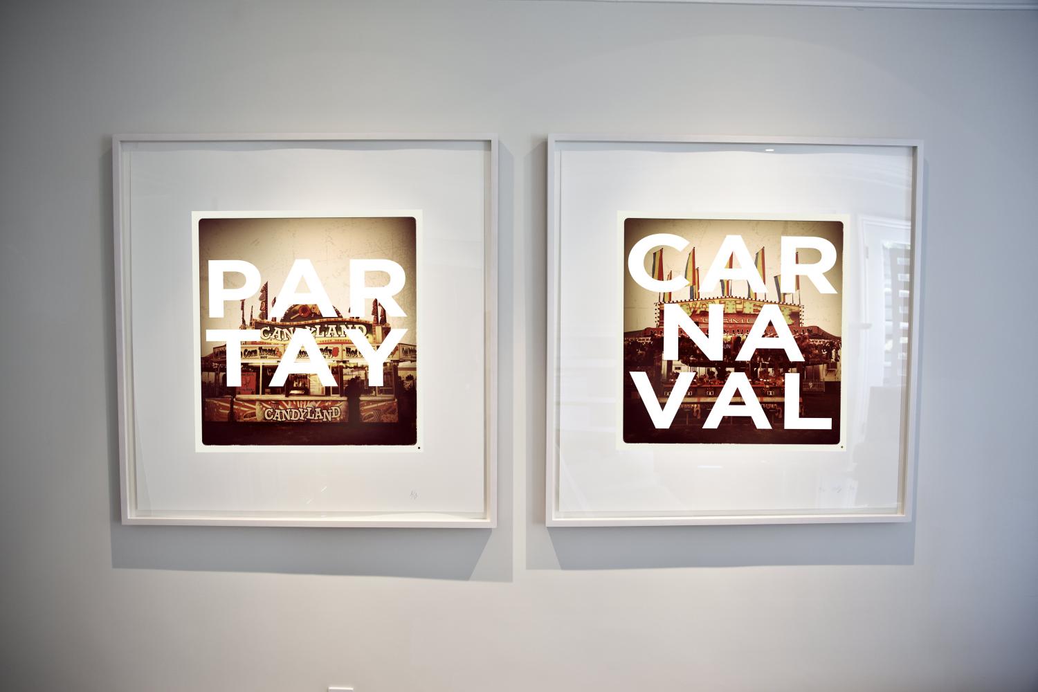 Partay + Carnaval - 16"x16" $600 each